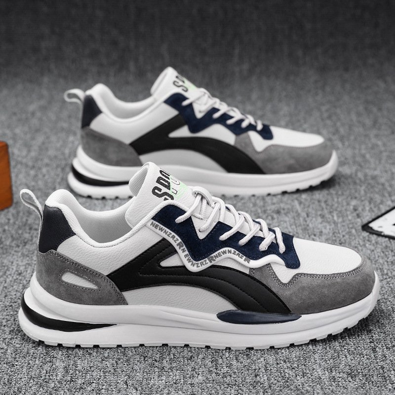 Chaussures pour hommes, respirantes d’automne 2023, nouvelle tendance printanière polyvalente athleisure Forrest Gump, course à pied, chaussures de marée pour papa – Image 2