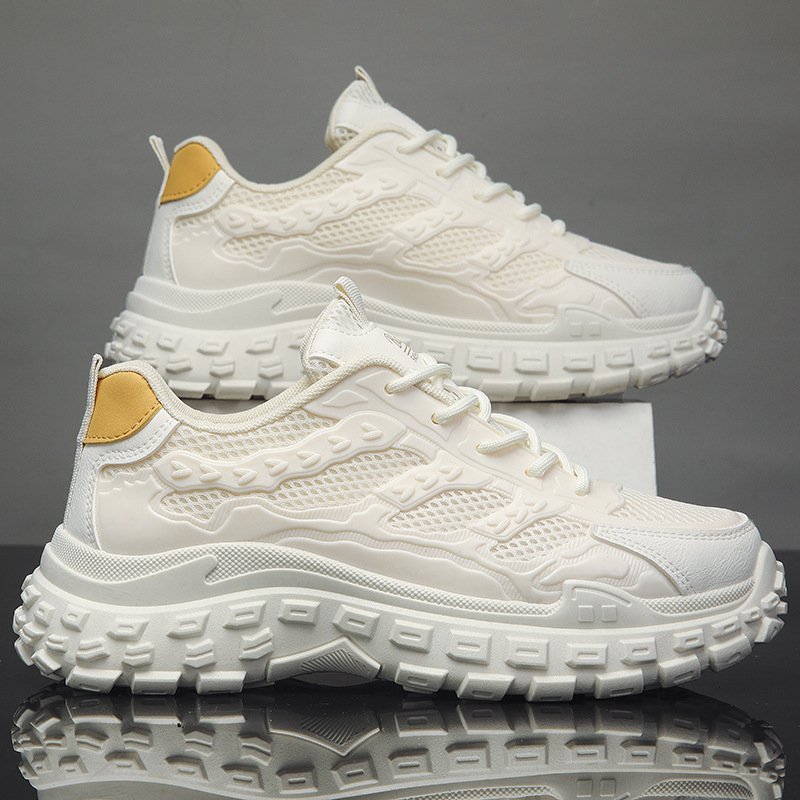 Chaussures de protection du travail, pneus d’hiver pour hommes respirants, résistants à l’usure, antidérapants, chaussures de travail, chaussures de sport noires pour hommes à la mode – Image 2