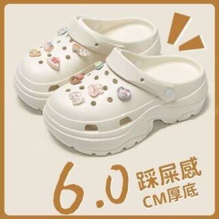 Chaussures perforantes pour augmentation de hauteur EVA, chaussons explosives à semelles épaisses d’été pour femmes, exportations sud-américaines, petites personnes portant des sandales de plage